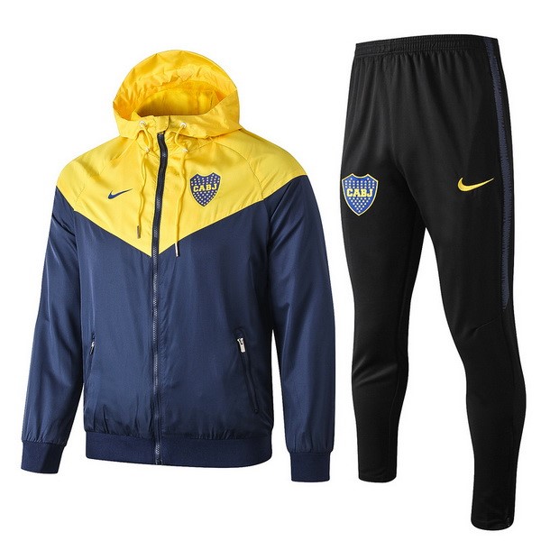 Rompevientos Boca Juniors Conjunto Completo 2019 2020 Azul